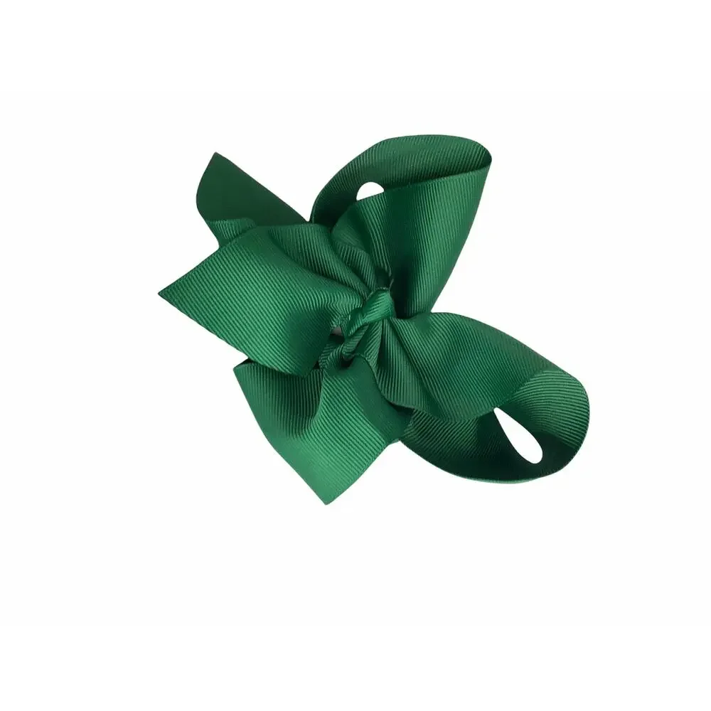 Bundle Lot of 3 Red, Green & White Hair Bows